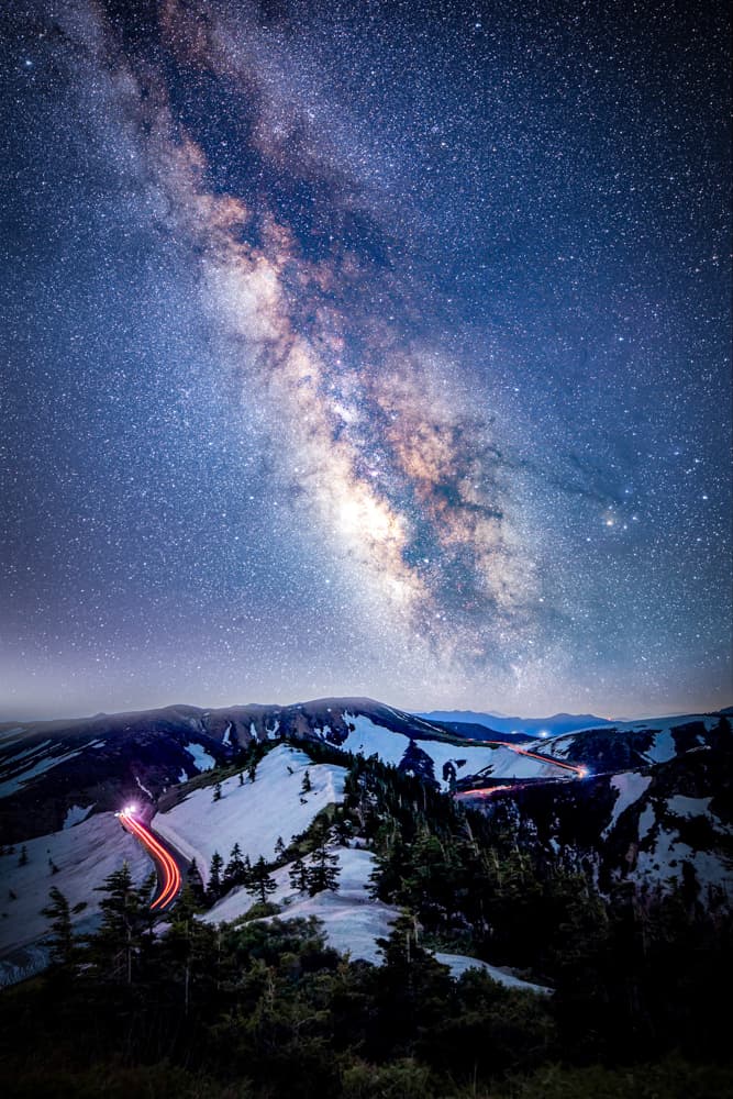 渋峠の星空